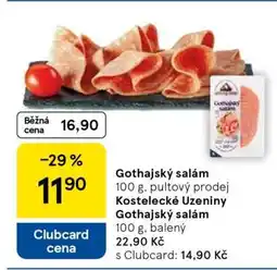 Tesco Gothajský salám nabídka