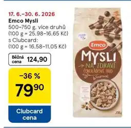 Tesco Emco Mysli nabídka