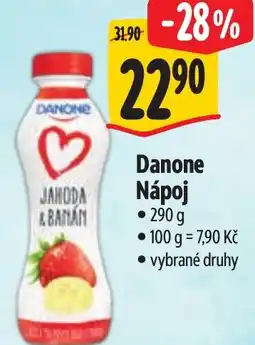 Albert Danone Nápoj nabídka