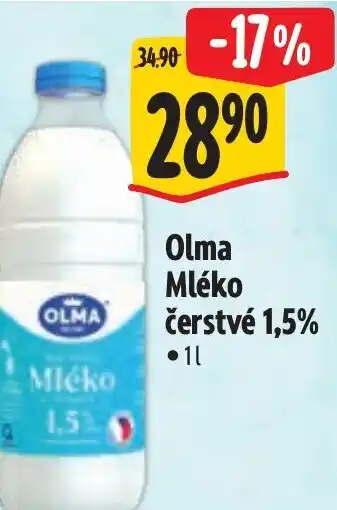Albert Olma Mléko čerstvé 1,5% nabídka