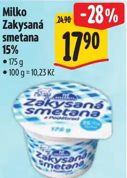 Albert Milko Zakysaná smetana 15% nabídka