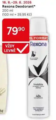 Tesco Rexona deodorant nabídka