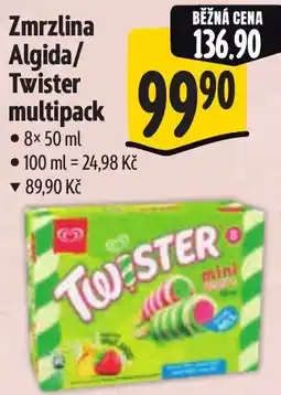 Albert Zmrzlina Algida/ Twister multipack nabídka
