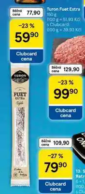 Tesco Turon Fuet Extra nabídka
