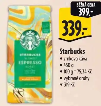 Albert Starbucks nabídka