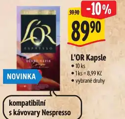 Albert L'OR Kapsle nabídka