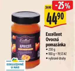 Albert Excellent Ovocná pomazánka nabídka