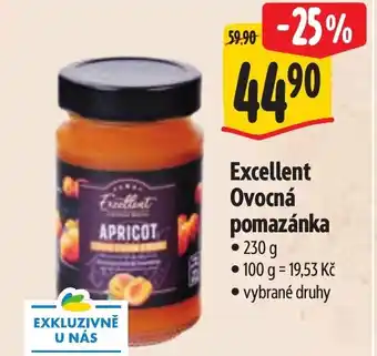 Albert Excellent Ovocná pomazánka nabídka