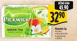 Albert Pickwick Čaj nabídka