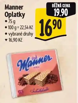 Albert Manner Oplatky nabídka