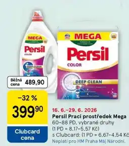 Tesco Persil Prací prostředek Mega nabídka