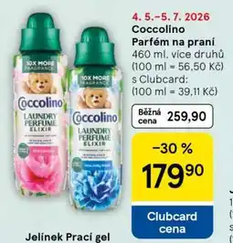 Tesco Coccolino Parfém na praní nabídka