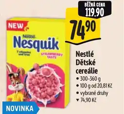 Albert Nestlé Dětské cereálie nabídka