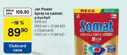Tesco Jar Power Sprej na nádobí a kuchyň nabídka