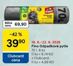 Tesco FINO Odpadkové pytle nabídka