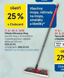 Tesco VILEDA Ultramax mop nabídka