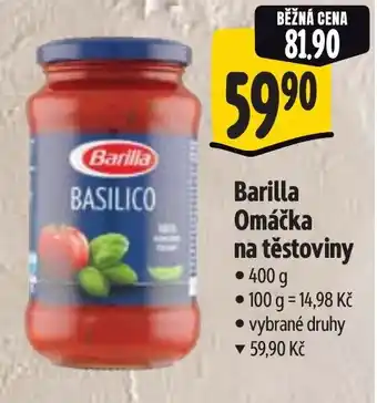 Albert Barilla Omáčka na těstoviny nabídka