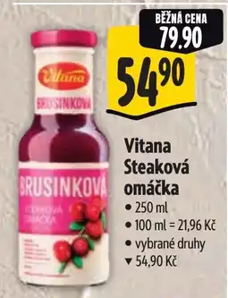 Albert Vitana Steaková omáčka nabídka