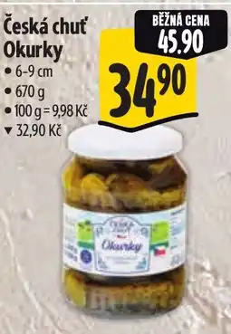 Albert Česká chuť Okurky nabídka