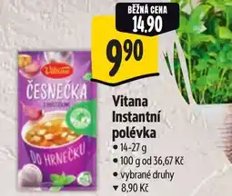 Albert Vitana Instantní polévka nabídka