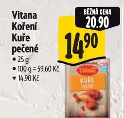 Albert Vitana Koření Kuře pečené nabídka