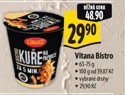 Albert Vitana Bistro nabídka