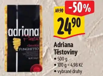 Albert Adriana Těstoviny nabídka