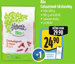 Albert Bio Celozrnné těstoviny nabídka