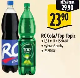 Albert RC Cola/Top Topic nabídka