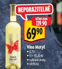 Albert Víno Motýl nabídka