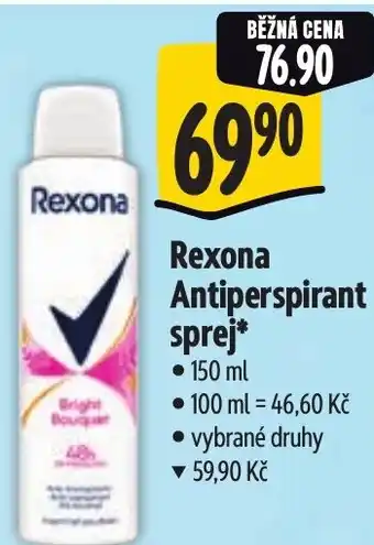 Albert Rexona Antiperspirant sprej nabídka