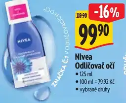 Albert Nivea Odličovač očí nabídka