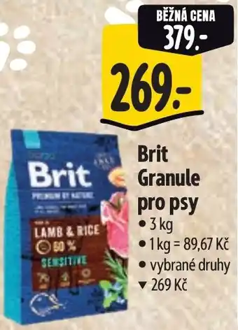 Albert Brit Granule pro psy nabídka