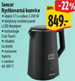Albert Sencor Rychlovarná konvice nabídka