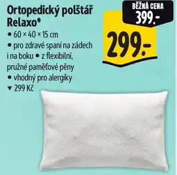 Albert Ortopedický polštář Relaxo nabídka