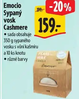 Albert Emocio Sypaný vosk Cashmere nabídka
