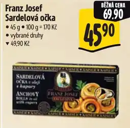 Albert Franz Josef Sardelová očka nabídka