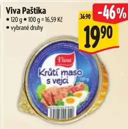 Albert Viva Paštika nabídka