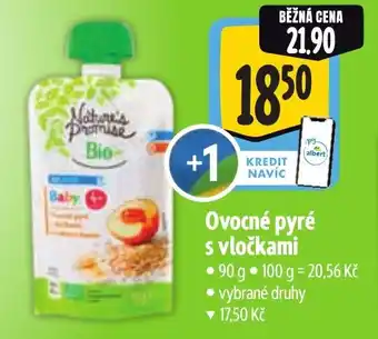 Albert Ovocné pyré s vločkami nabídka