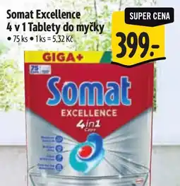 Albert Somat Excellence 4v1 Tablety do myčky nabídka