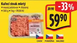 Albert Kuřecí steak mletý nabídka