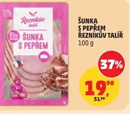 Penny Market Šunka ş pepřem řezníkův talíř nabídka