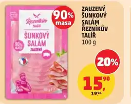 Penny Market Zauzený šunkový salám řezníkův talíř nabídka