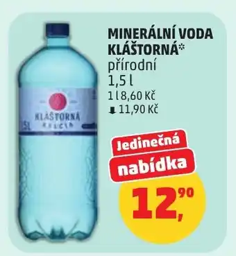 Penny Market Minerální voda kláštorná nabídka