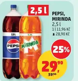 Penny Market Pepsi, Mirinda nabídka