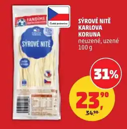 Penny Market Sýrové nitě karlova koruna nabídka