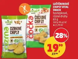 Penny Market Luštěninové chipsy vital snack nabídka