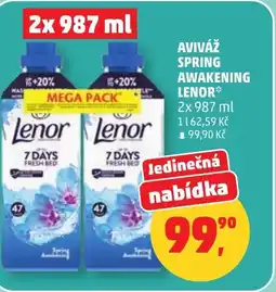 Penny Market Aviváž spring awakening lenor nabídka