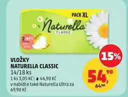 Penny Market Vložky naturella classic nabídka