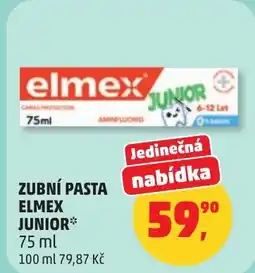 Penny Market Zubní pasta elmex junior nabídka